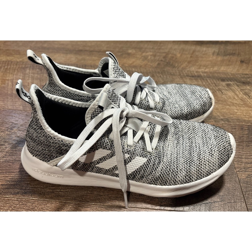 Size 7 - adidas Cloudfoam Pure Cloud White Womens